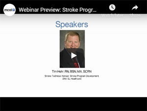 Webinar Preview: Stroke Program Certification: Positive Impacts on Safety and Quality Care