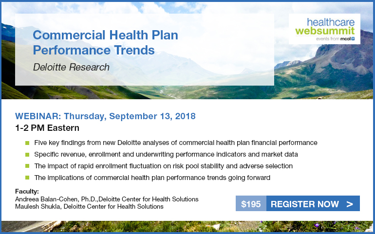 Commercial Health Plan Performance Trends: Deloitte Research