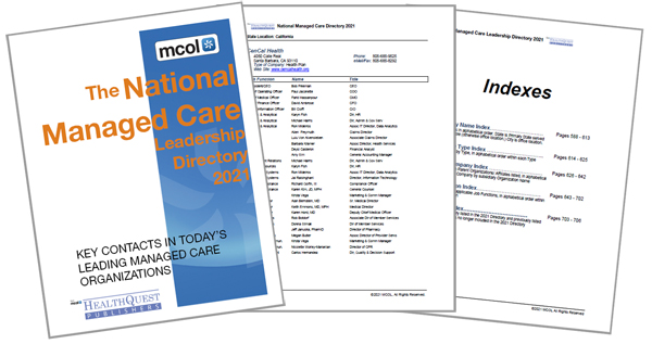 The National Managed Care Leadership Directory