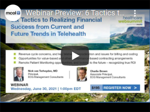 Six Tactics to Realizing Financial Success from Current & Future Trends in Telehealth